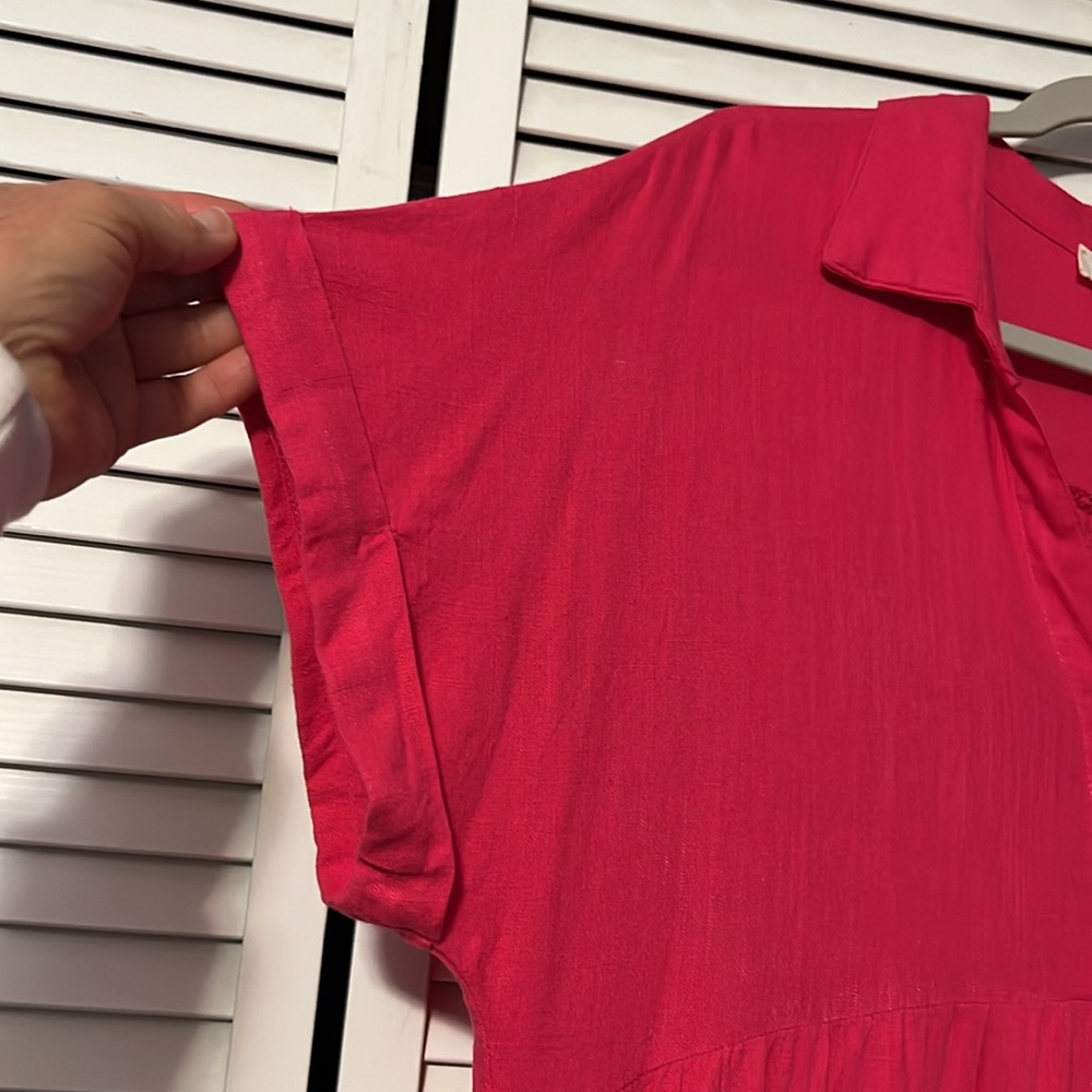 Hot pink Umgee women’s dress.size Large - Picture 3 of 8